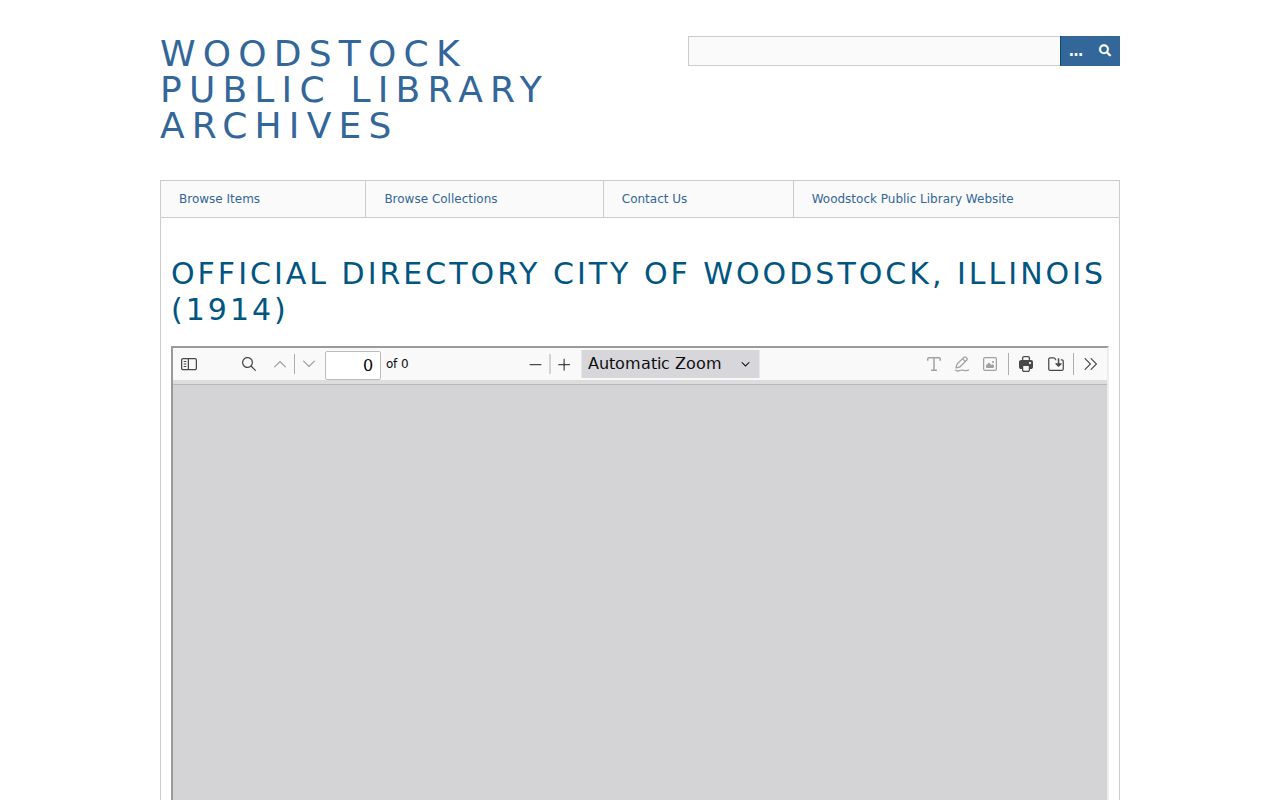 McHenry County city directory digitized 1914 Woodstock collection