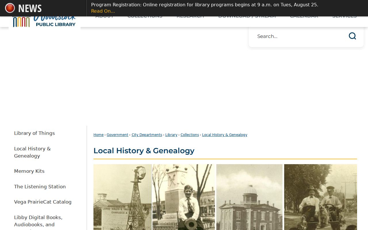 McHenry County city directories and Woodstock local history resources