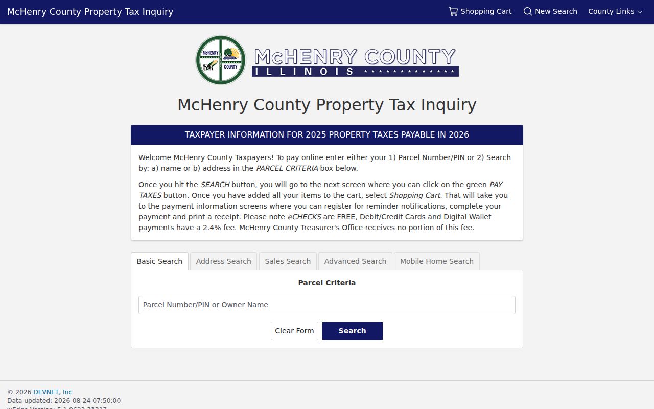 McHenry County residents directory property search